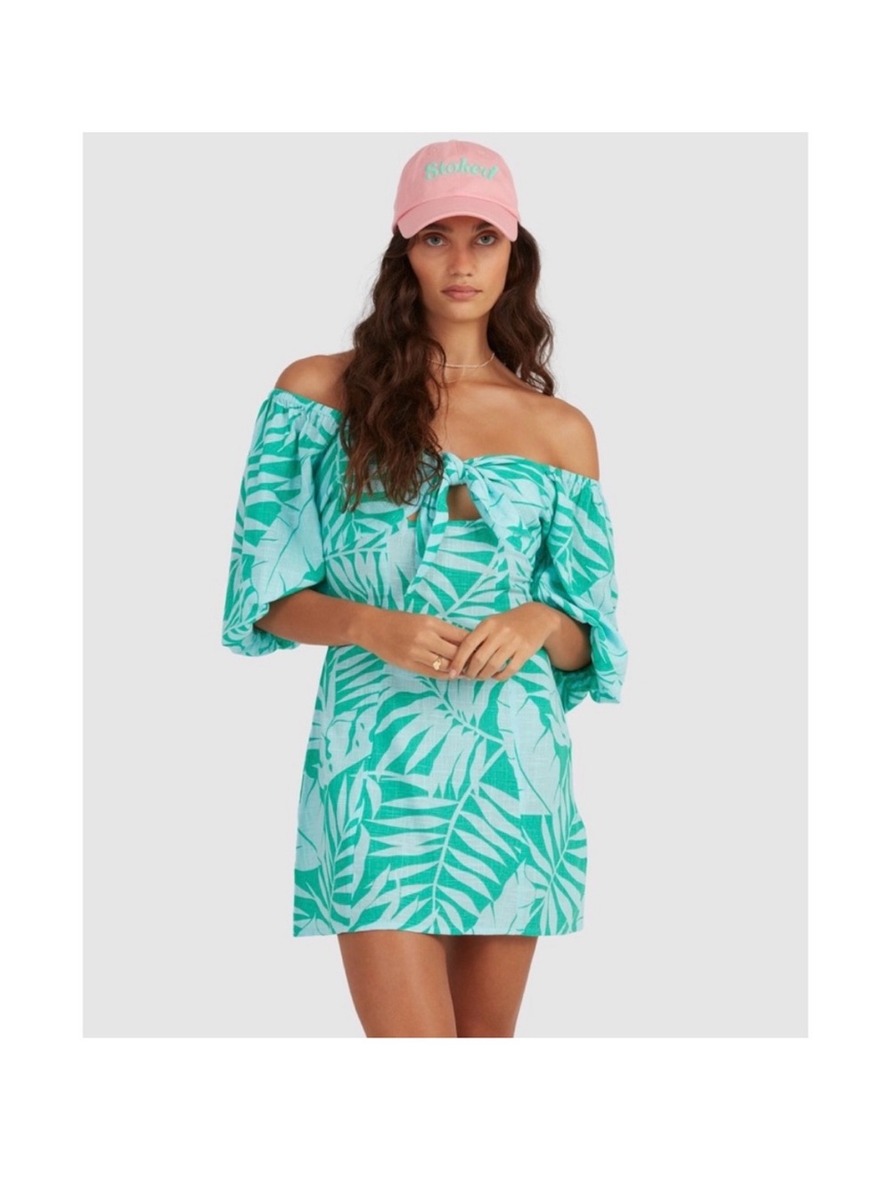 Billabong Mystic Beach Summer Mini Dress linen blend size XS